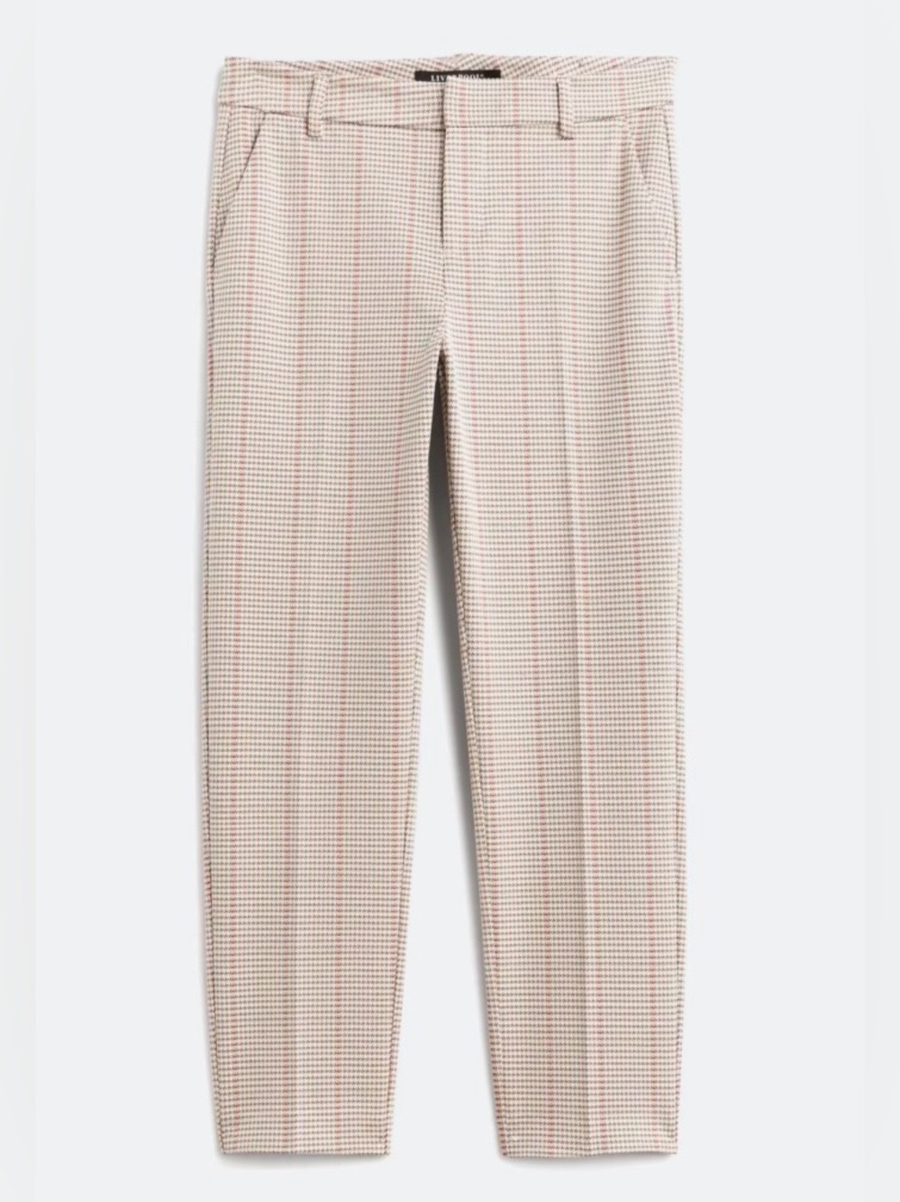 Liverpool High Rise Cropped Straight Trousers